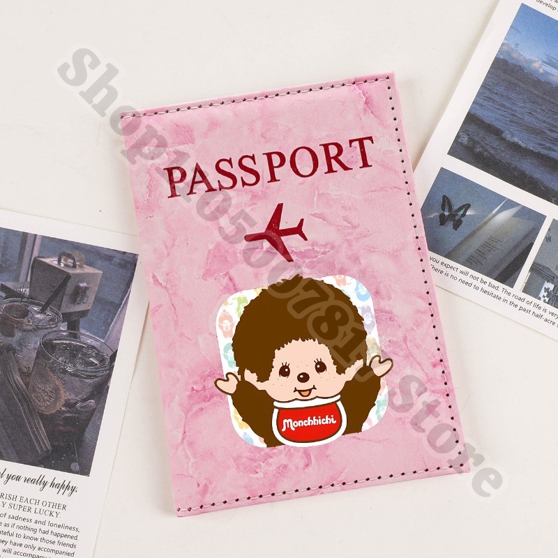 Travel Accessories For Kids - Adult Kids Cartoon Cute Passport Cover
