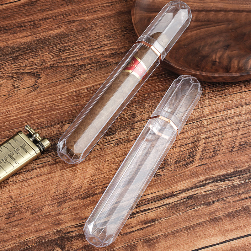 Travel Accessories Case - Acrylic Travel Cigar Tube Fashion Humidor