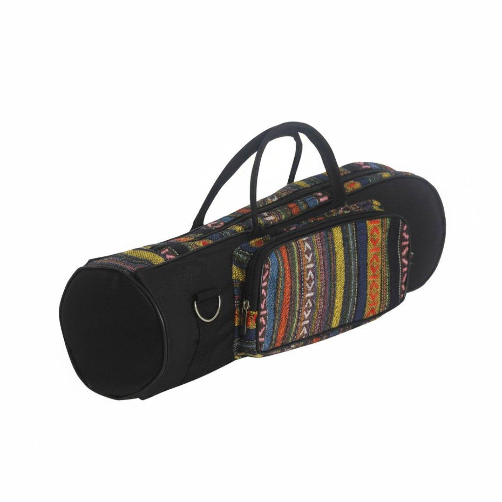 Travel Accessories Case - Small Storage Pouch Double Zipper Trumpet