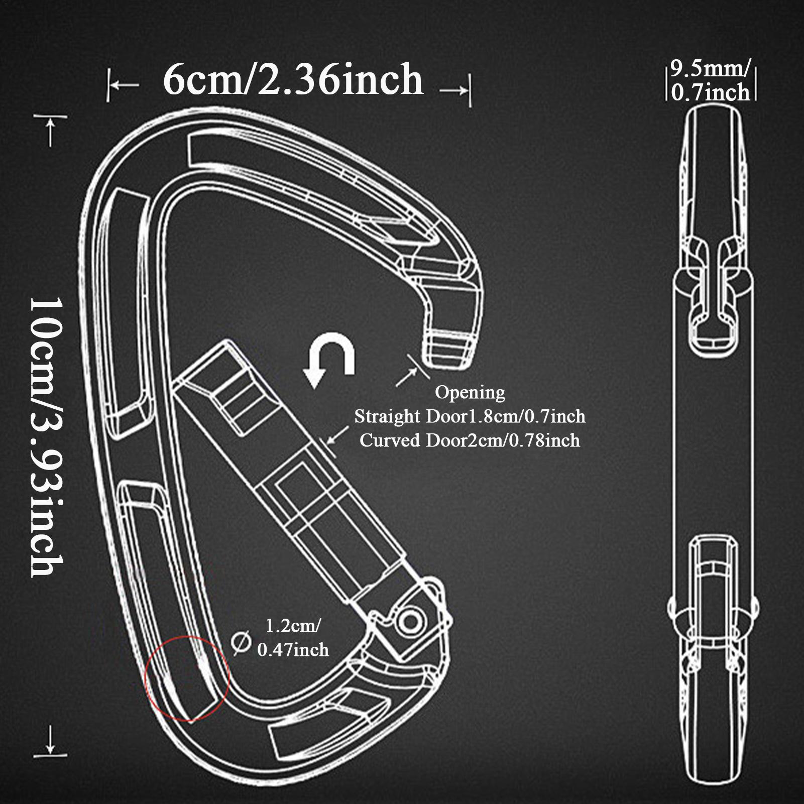Travel Accessories Drawing - Quick Draw Carabiners Carabiner Equipment Accessories