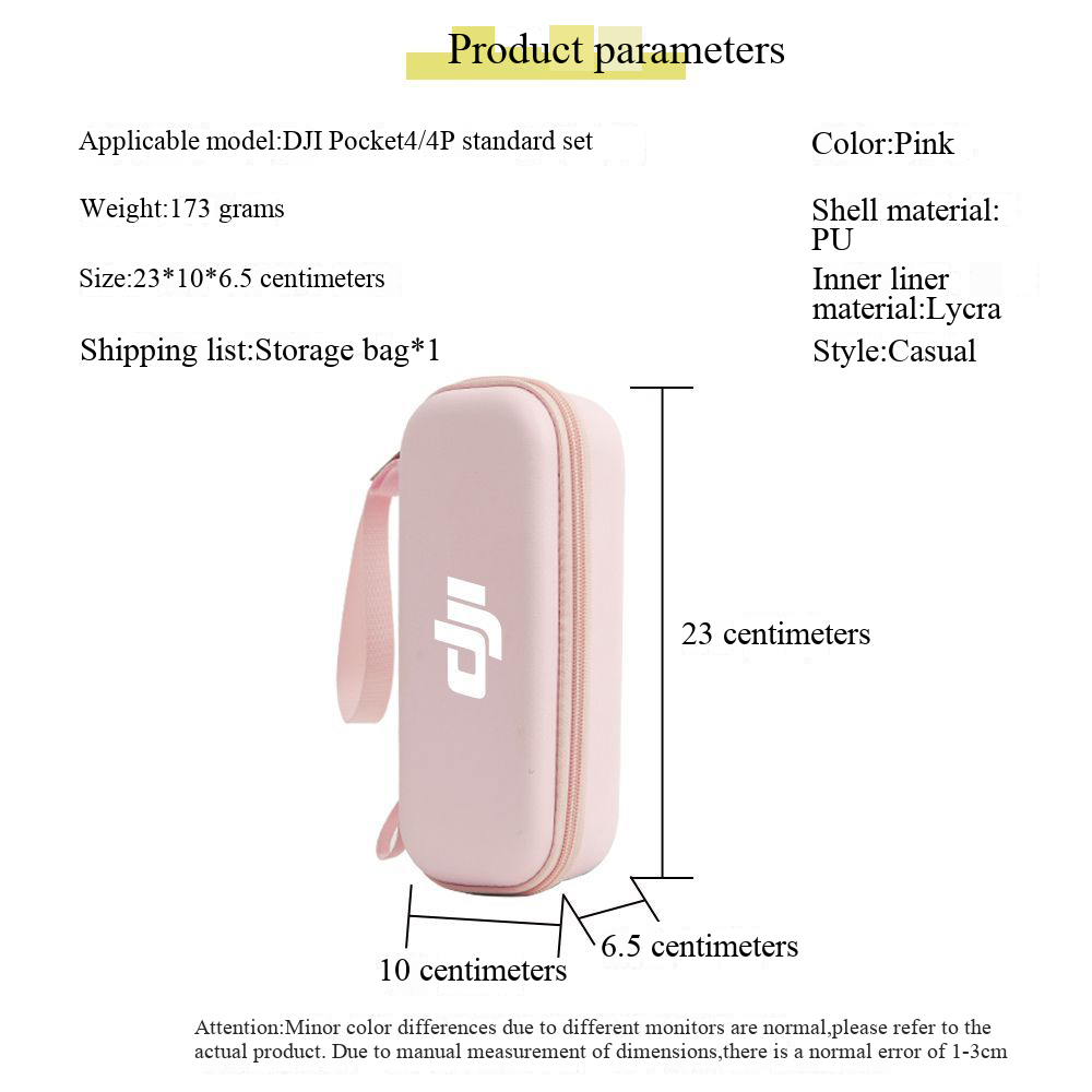 Storage Bag For DJI Pocket 4 P - Travel Accessories Case review and price