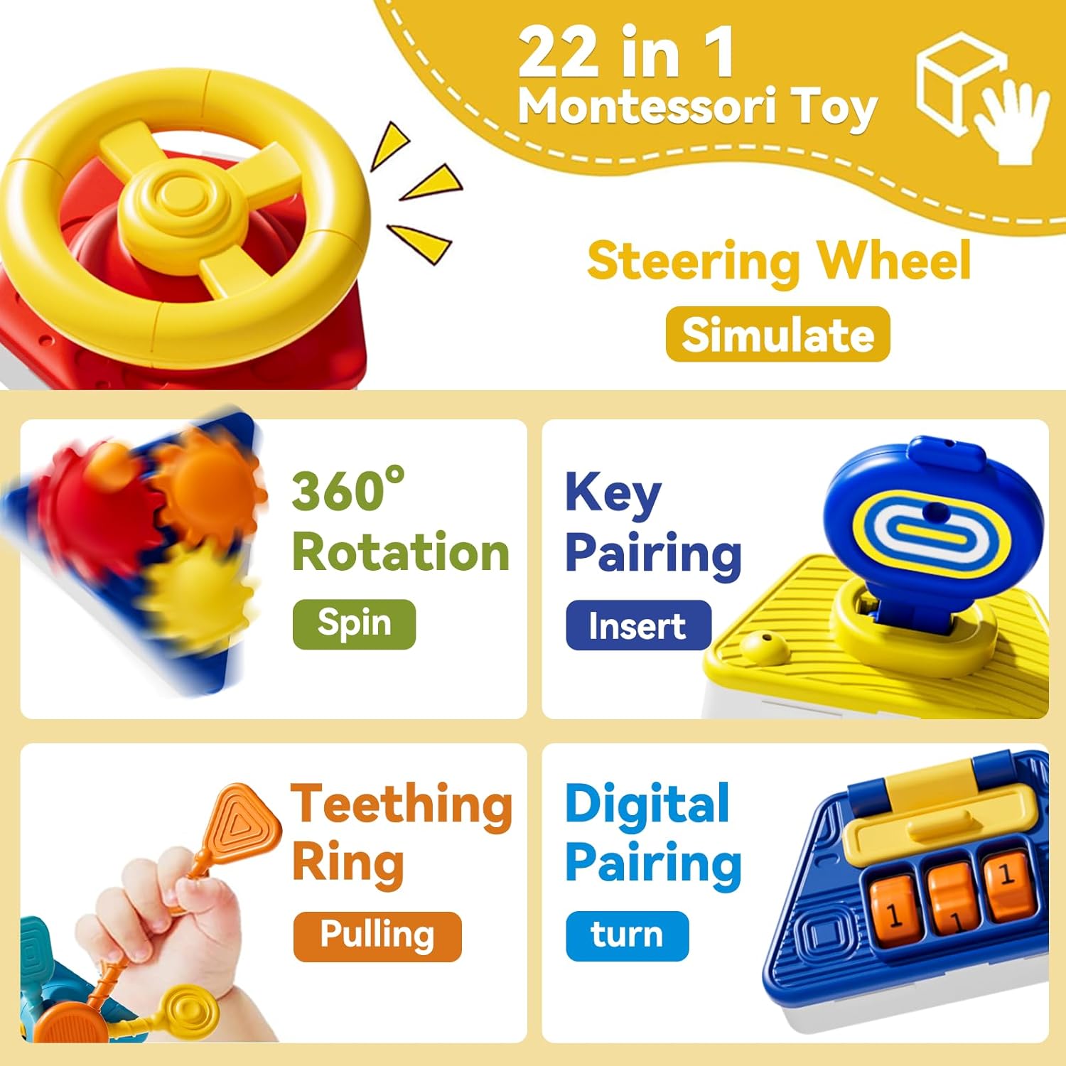 Baby Busy Board Activity Cube  - Travel Accessories Baby review and price