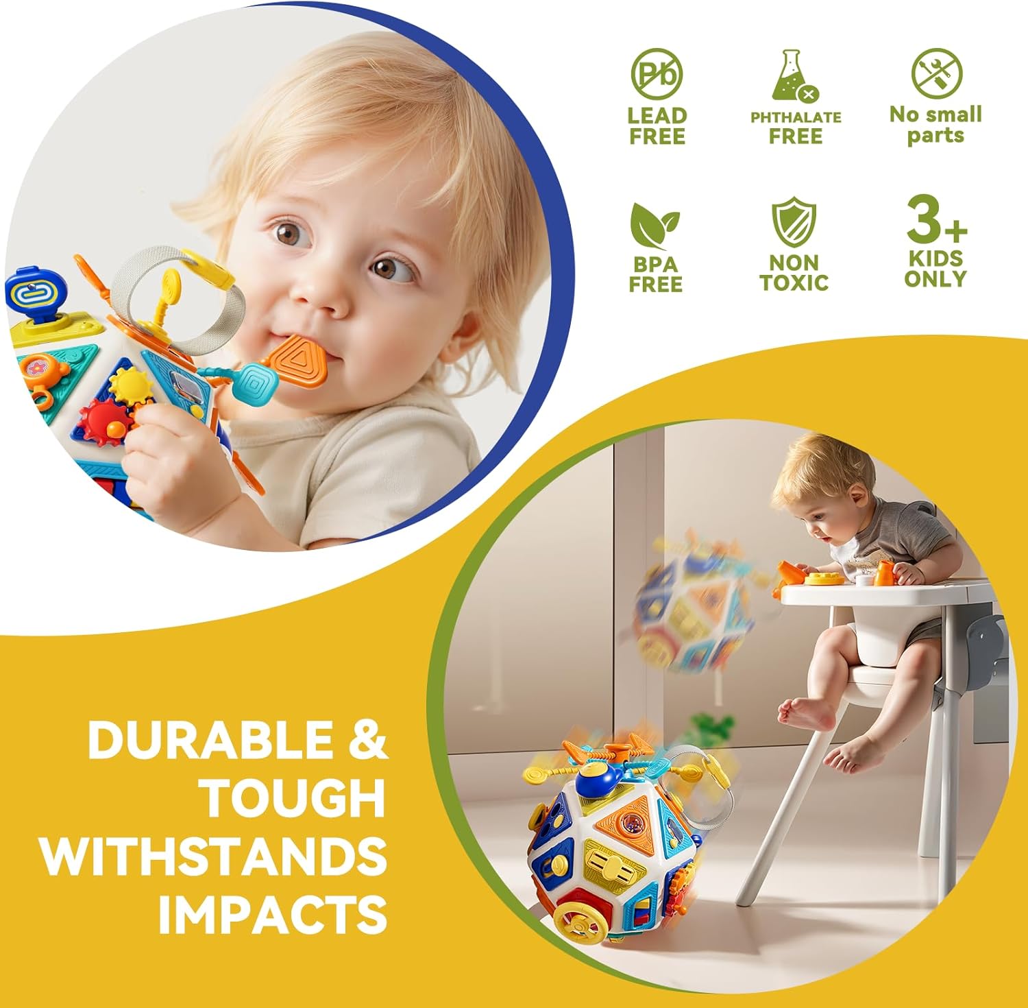 Baby Busy Board Activity Cube  - Travel Accessories Baby review and price