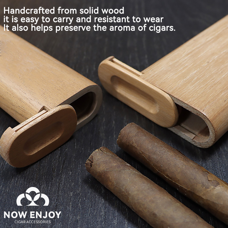 Portable Cigar Case Natural Ce - Travel Accessories Case review and price