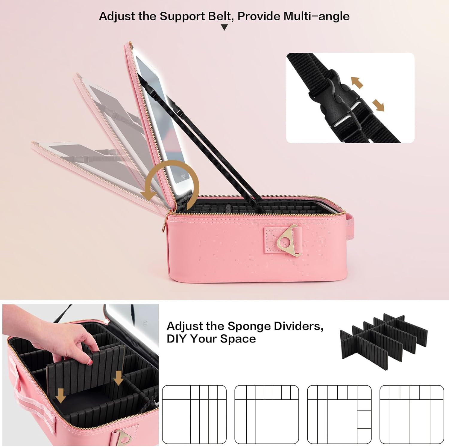 Large Capacity Makeup Bag 15'' - Travel Accessories Case review and price